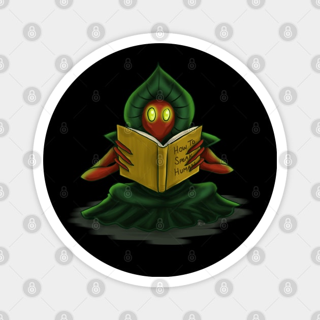 Cryptid Book Club - Flatwoods Monster Magnet by ruthimagination